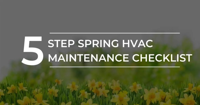 5 Step Spring AC Maintenance Checklist - Carolina Comfort Air 5 Step Spring AC Maintenance Checklist - Carolina Comfort Air